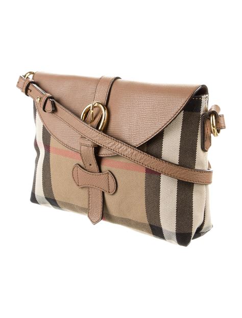 Burberry Milton Small House Check Crossbody Bag 